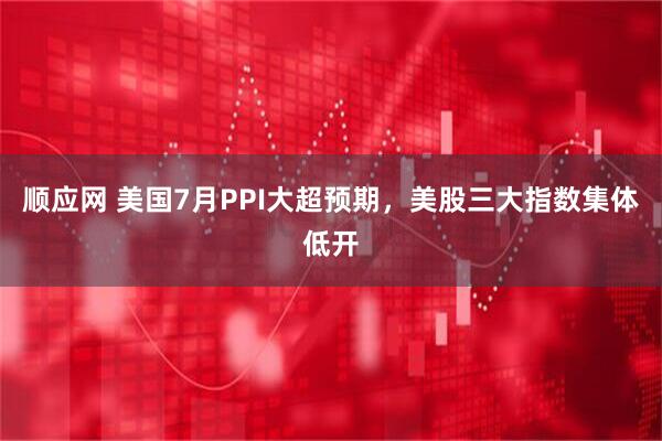 顺应网 美国7月PPI大超预期，美股三大指数集体低开
